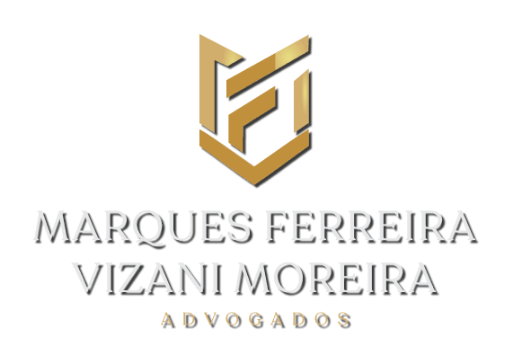 Logomarca do escritório com as letras MFVM representando MARQUES FERREIRA VIZANI MOREIRA